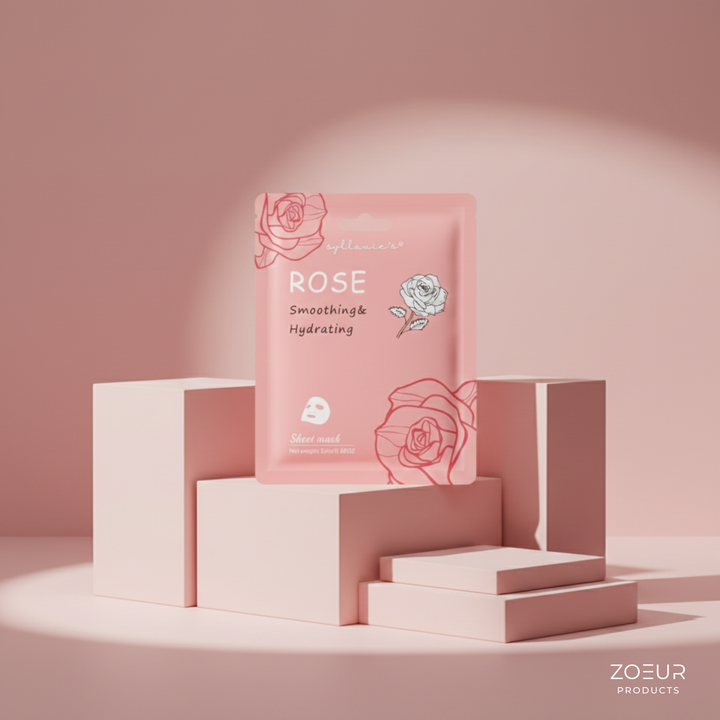 Sheet Mask: Rose (6er Set)