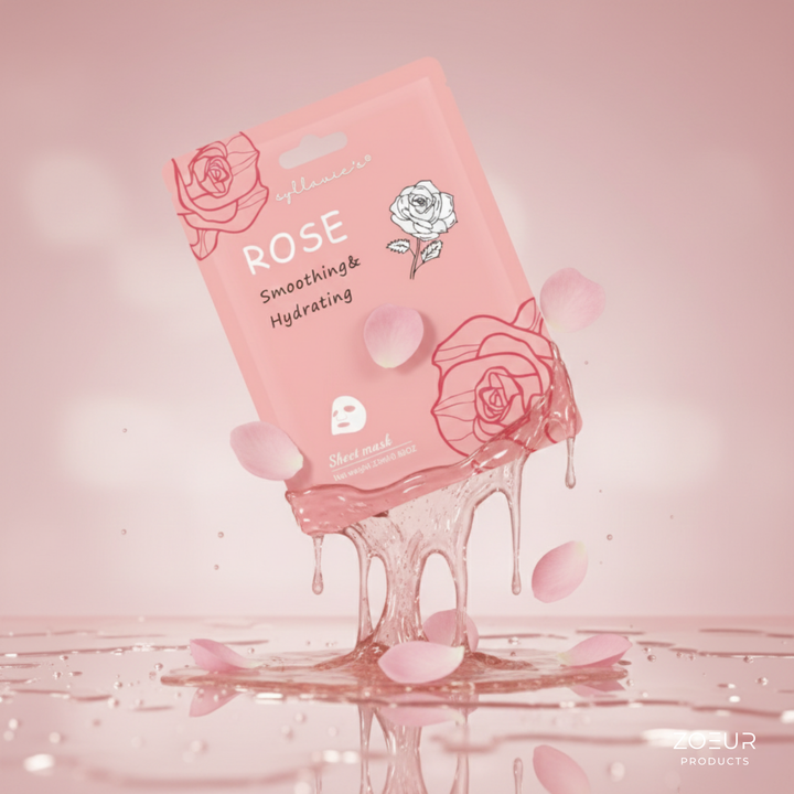 Sheet Mask: Rose (6er Set)