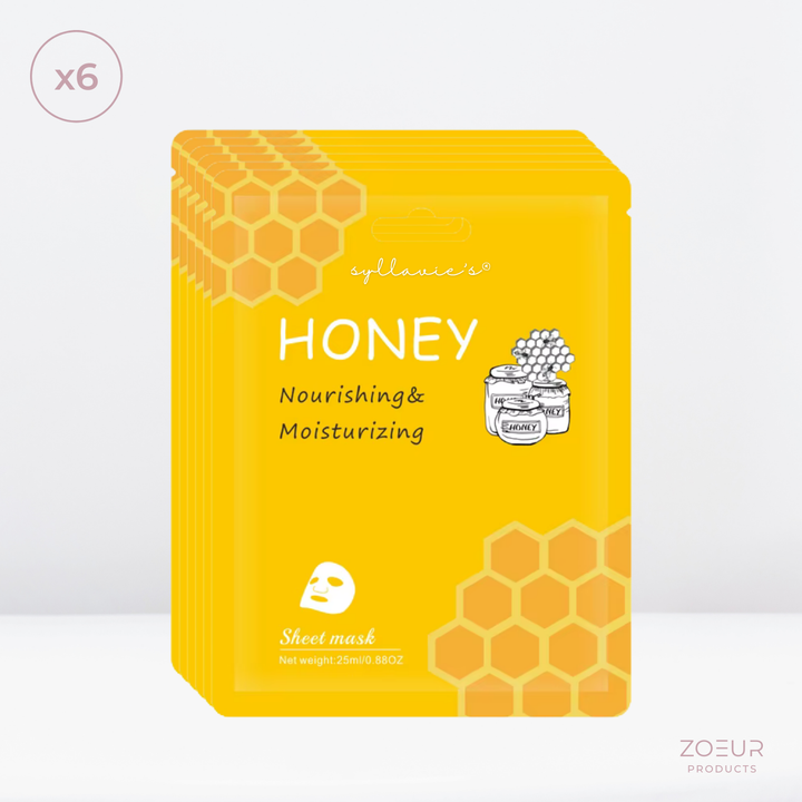 Sheet Mask: Honey (6er Set)