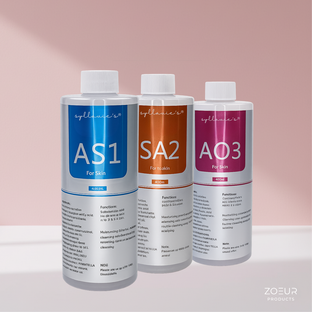 Aqua Facial Solutions - 3er Set - zoeur