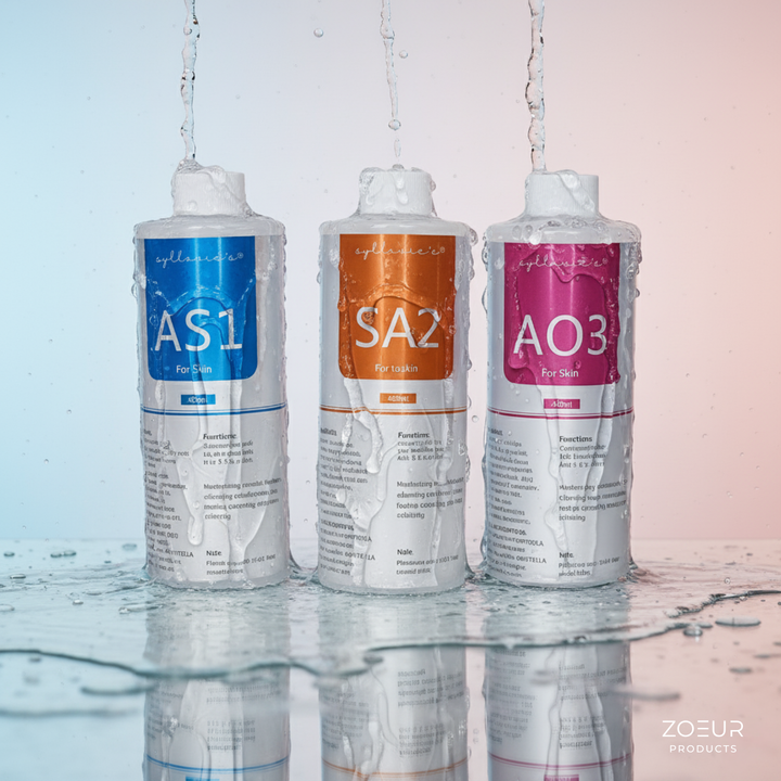 Aqua Facial Solutions - 3er Set - zoeur