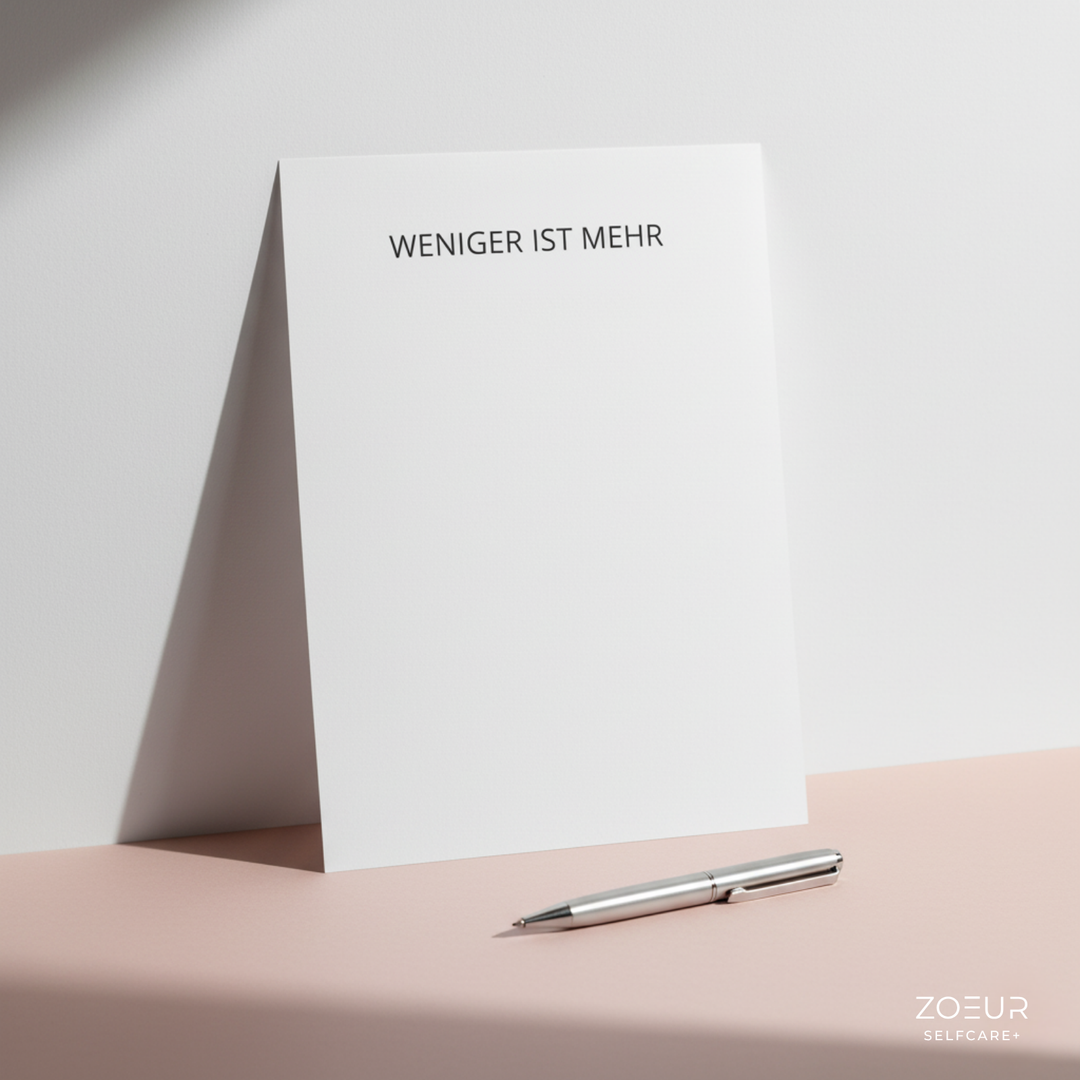 Weniger ist mehr: Impulse Book - zoeur