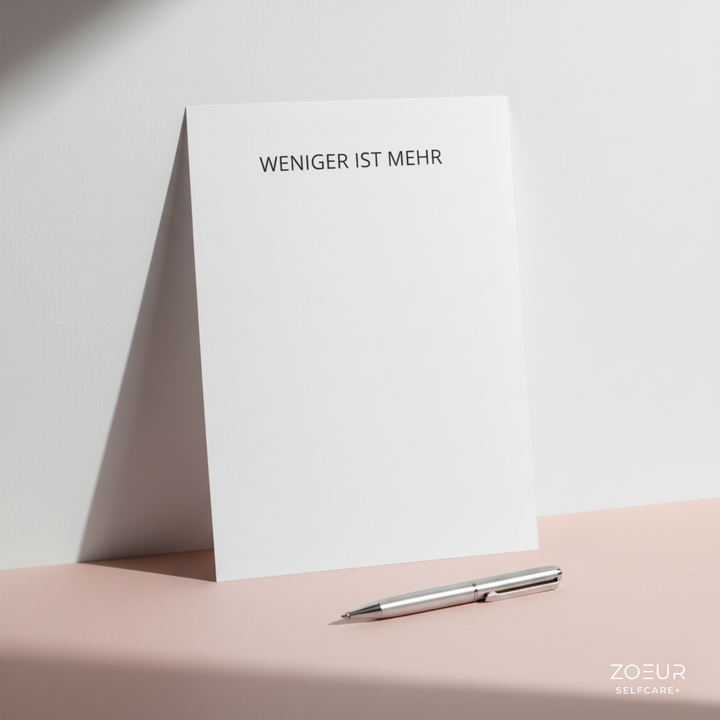 Weniger ist mehr: Impulse Book - zoeur