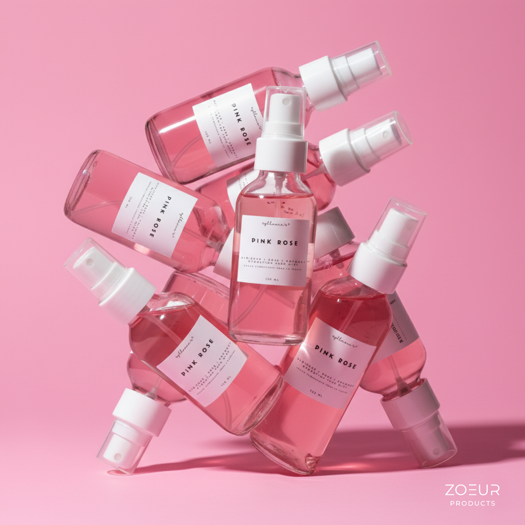 Pink Rose Face Mist & Toner - zoeur