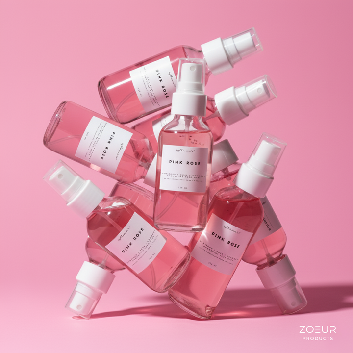 Pink Rose Face Mist & Toner - zoeur