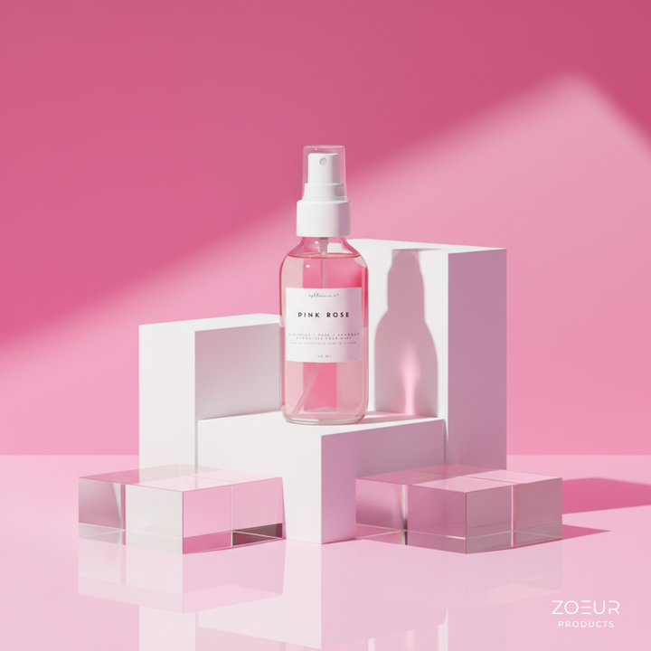 Pink Rose Face Mist & Toner - zoeur