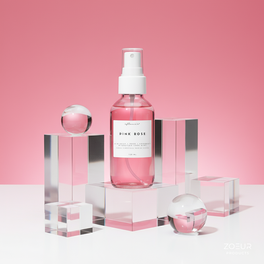 Pink Rose Face Mist & Toner - zoeur