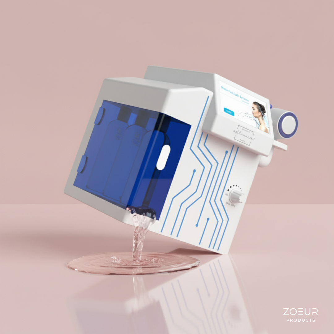 HYDRO GLOW O2: Aqua Facial Gerät 5in1 - zoeur